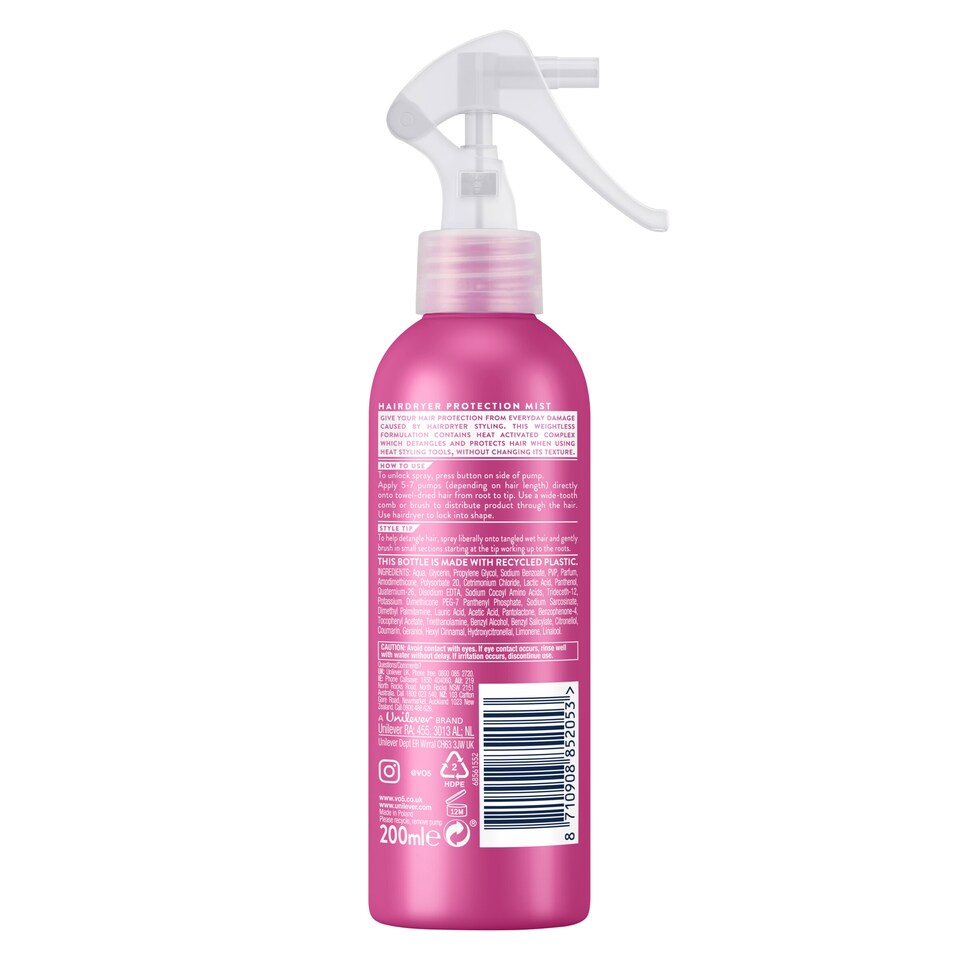 image 1 of Vo5 Express Primer Spray 200Ml