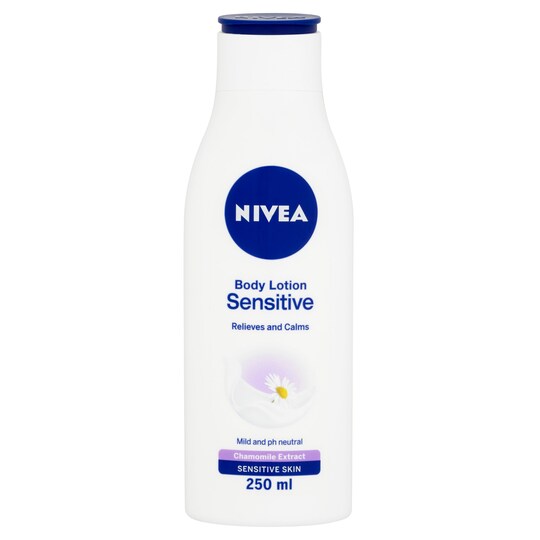 Nivea Sensitive Body Lotion 250Ml Tesco Groceries