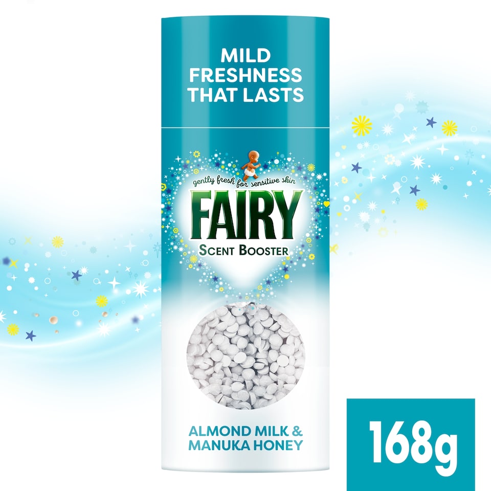 image 1 of Fairy Fabric Enhancer Scent Booster Almond Milk & Manuka Honey 168G