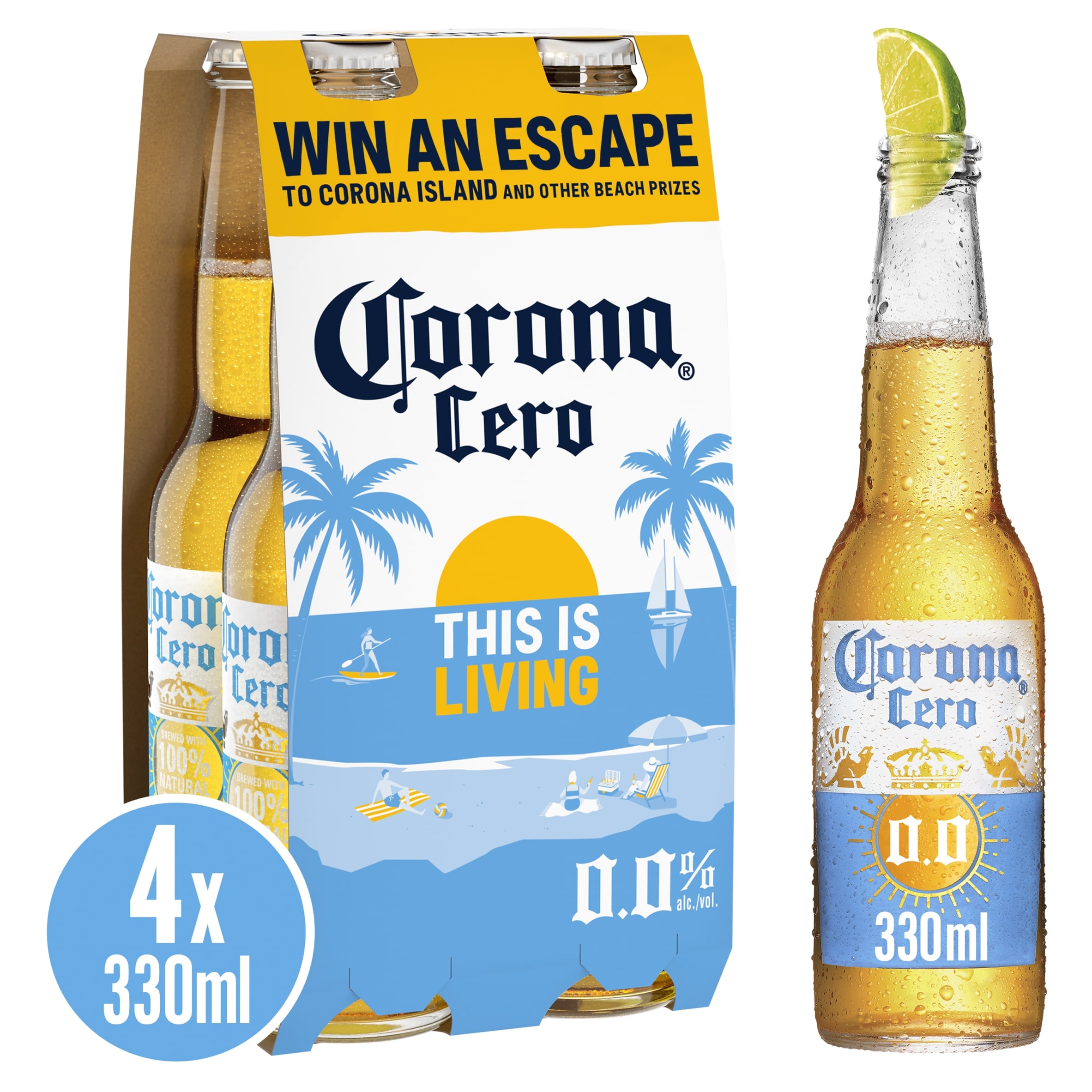 Corona Cero Alcohol Free Beer 4 X 330Ml