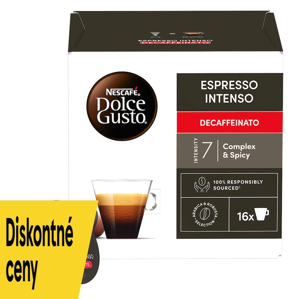 obrázok 1 z NESCAFÉ Dolce Gusto Espresso Decaffeinato - káva v kapsulách - 16 kapsúl v balení