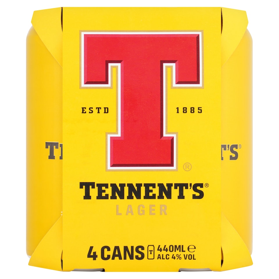 Tennent's Lager 4 X 440Ml
