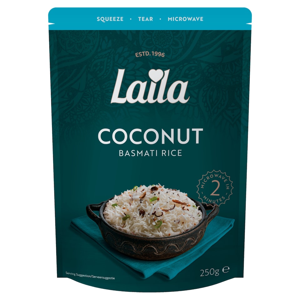 Laila Coconut Microwave Rice 250g
