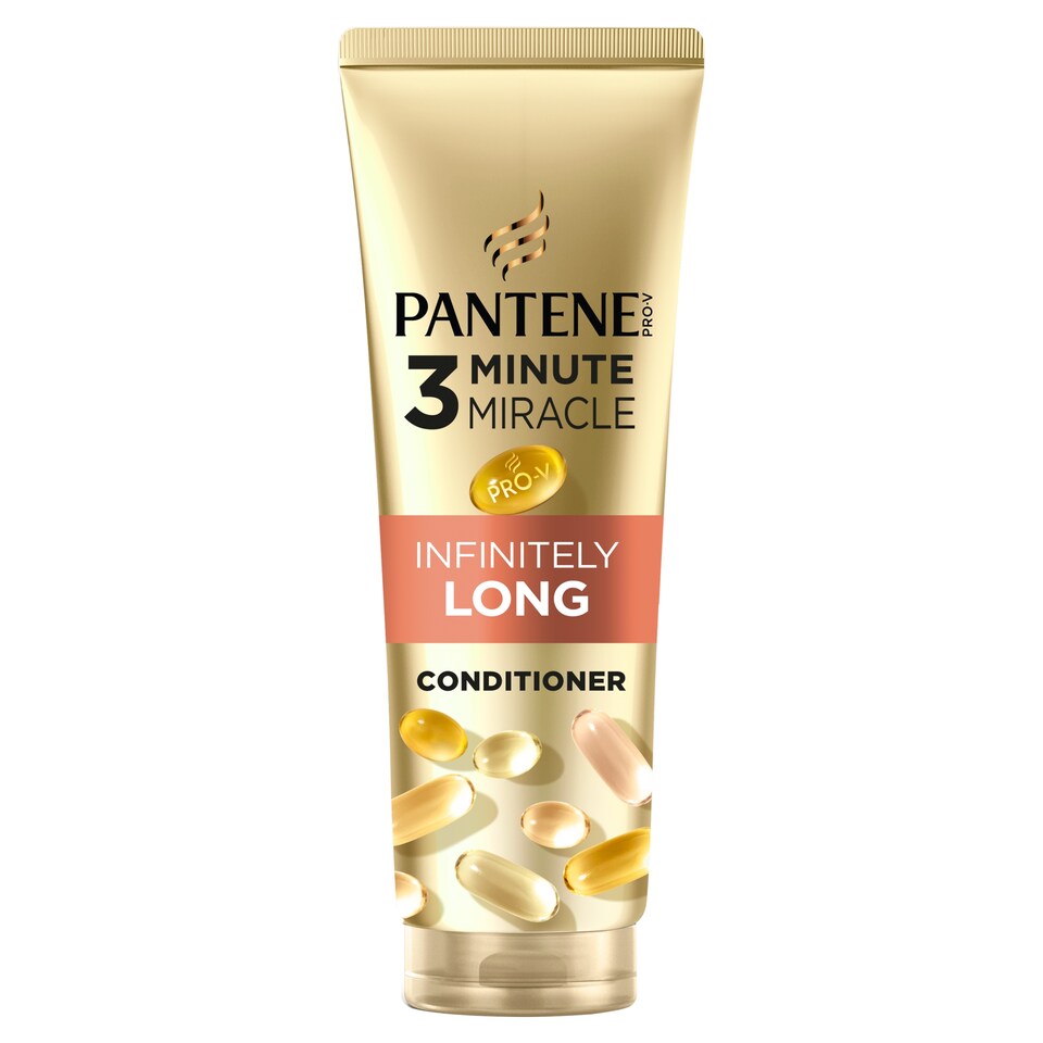Pantene Pro-V Inifnitely Long 3 Minute Miracle Conditioner, 220ml for Long, Weak Hair