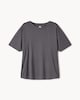 image 4 of F&F Active ULTRASTRETCH Modal Rich T-Shirt in Chocolate