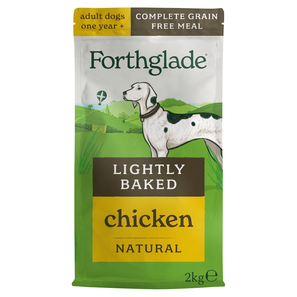 image 1 of Forthglade Lightly Baked Chicken Dry Dog Food 2kg