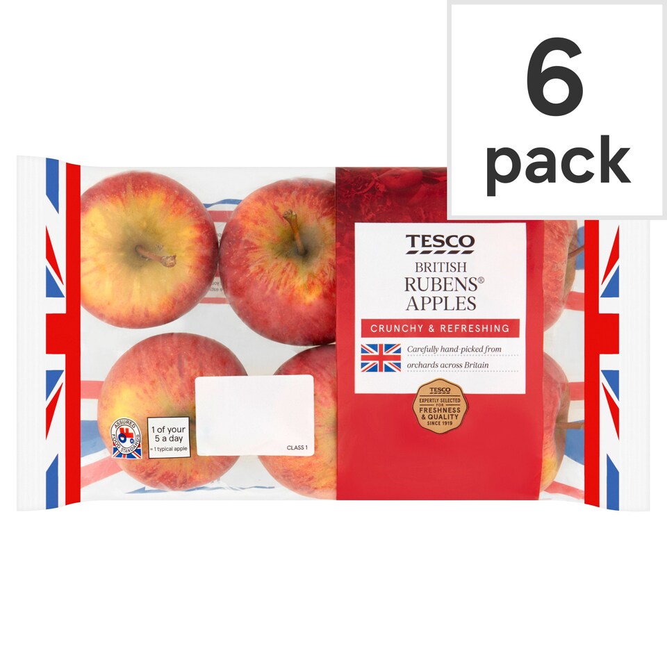Tesco Rubens Apple 6 Pack