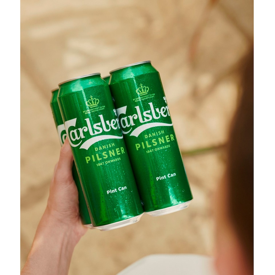 image 1 of Carlsberg Danish Pilsner Lager Beer Can 4x568ml
