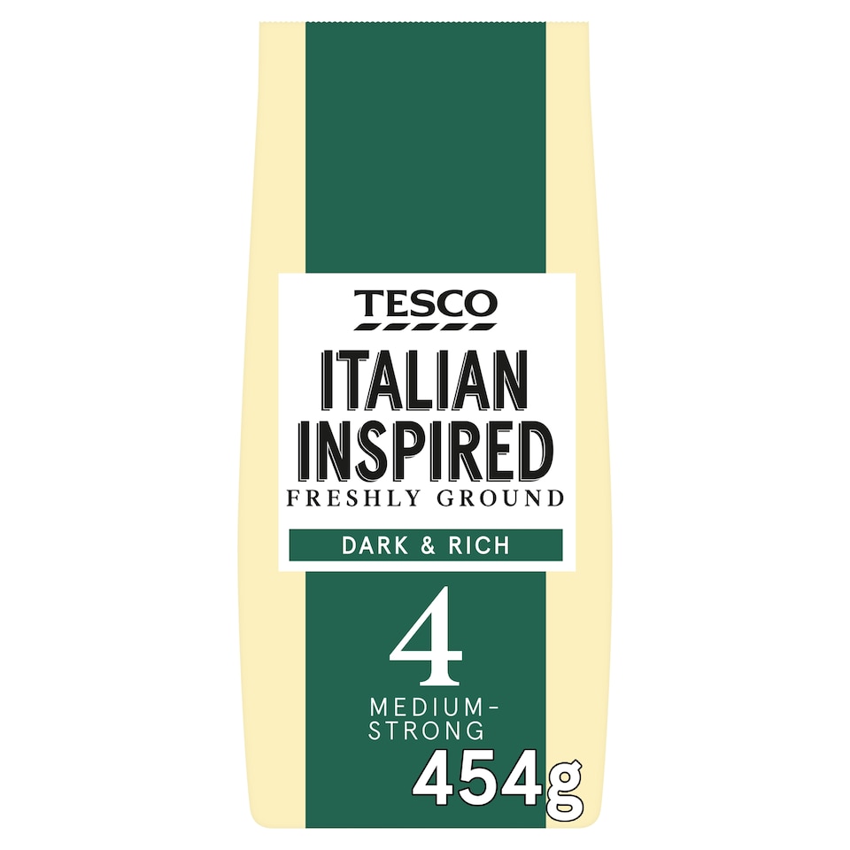Tesco Italian Inspired Blend Ground Coffee 454G