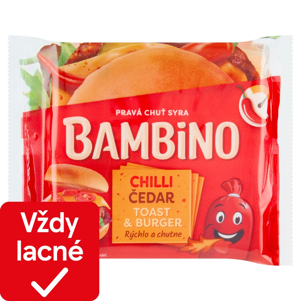 obrázok 1 z Bambino Toast & Burger Čedar Chili 120 g