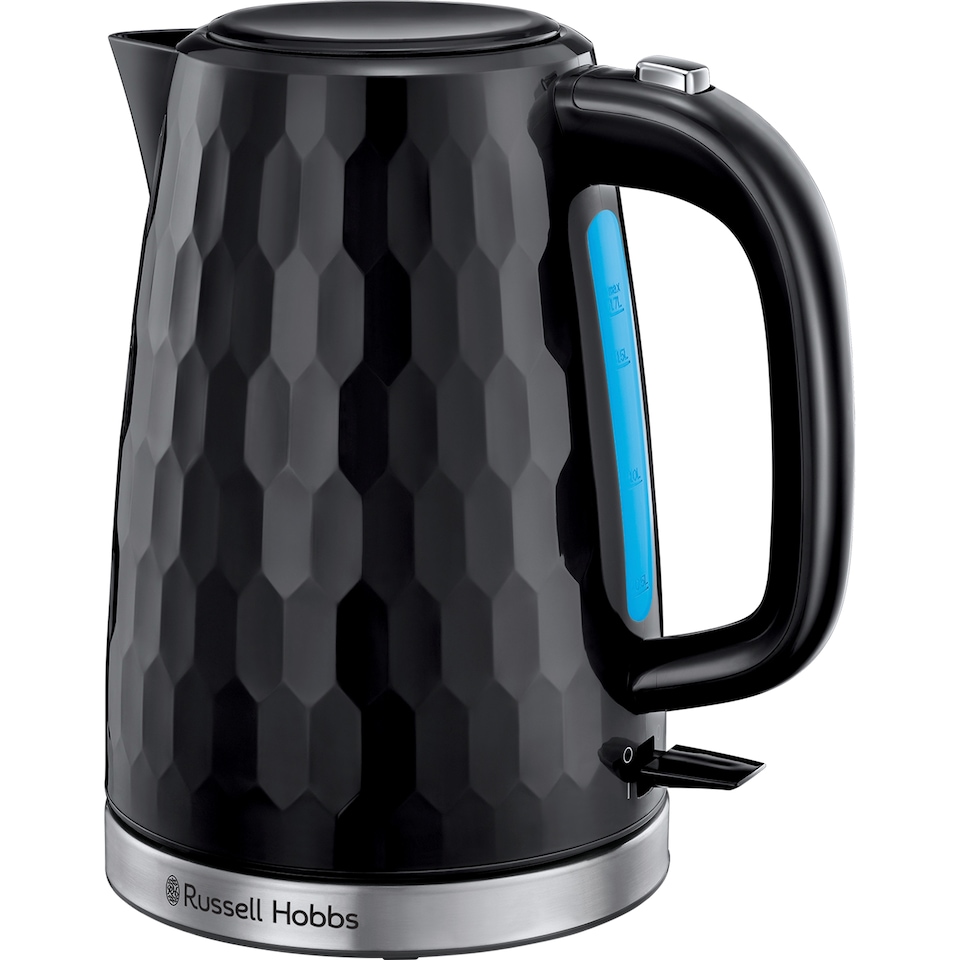 image 1 of Russell Hobbs Honeycomb Kettle Black