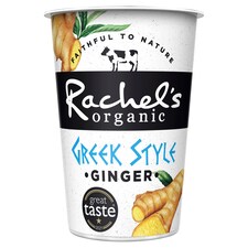 Rachel's Organic Greek Style Ginger Yogurt 450G