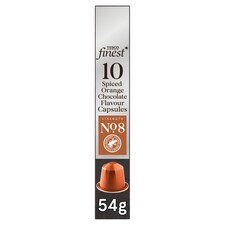 Tesco Finest 10 Spiced Orange Chocolate Flavour Capsules 54g