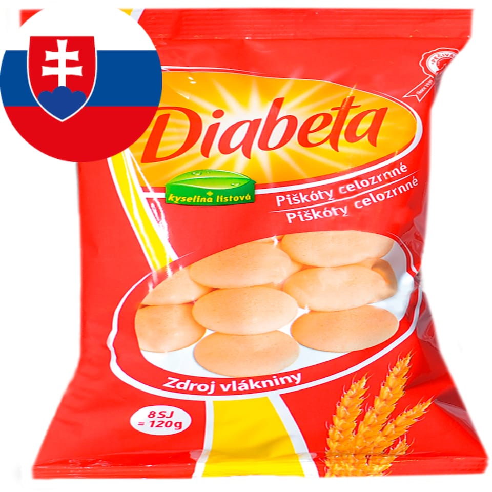 Diabeta piškóty celozrnné