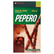 Lotte Pepero Almond Biscuit Sticks 32G