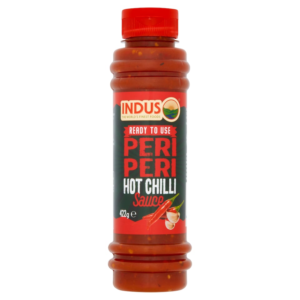Indus Peri Peri Hot Chilli Sauce 422g