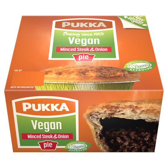Pukka Vegan Minced Beef & Onion Pie Tesco Groceries