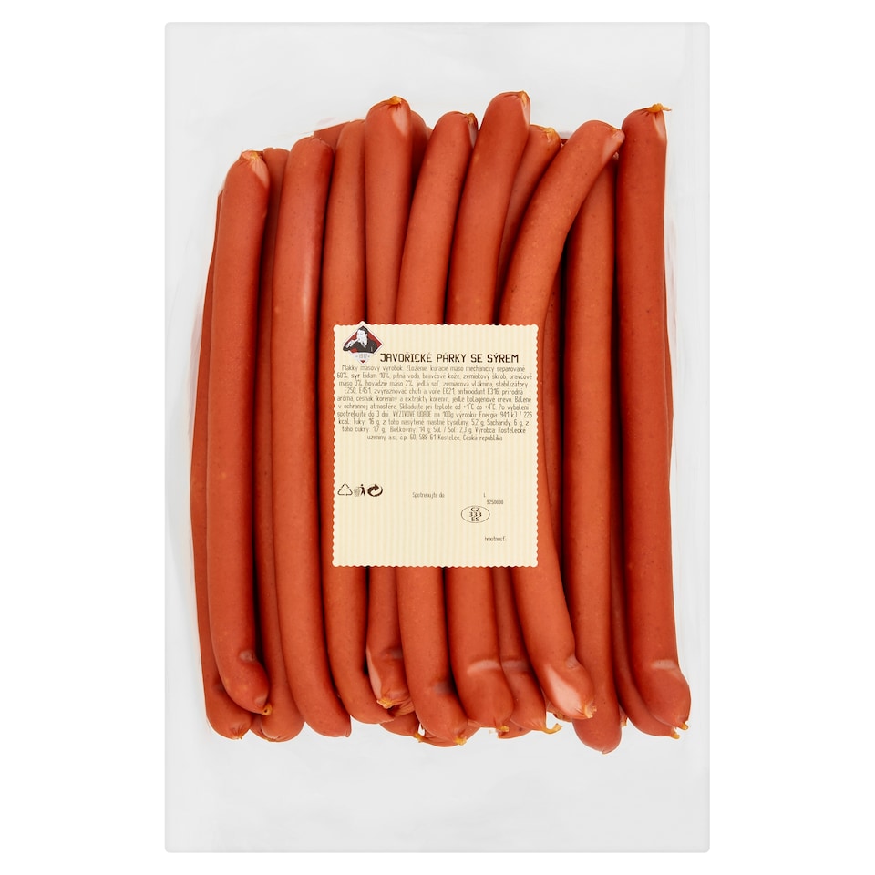image 1 of Kostelecké Uzeniny Javořické Sausages with Cheese