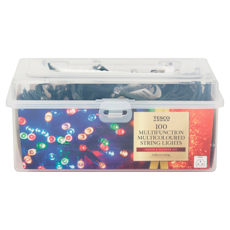 Tesco 100 Mfunction Multi-Coloured Lights