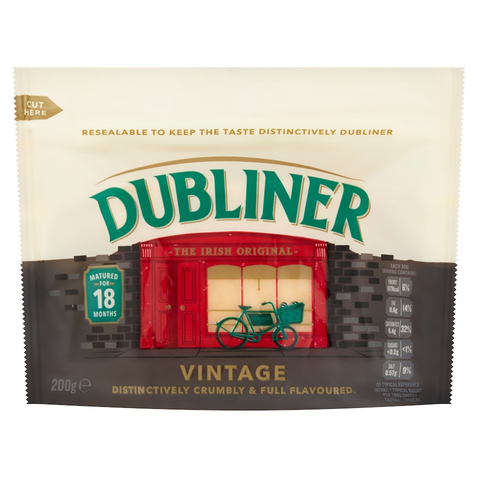 Vintage Dubliner Cheese Block 200G