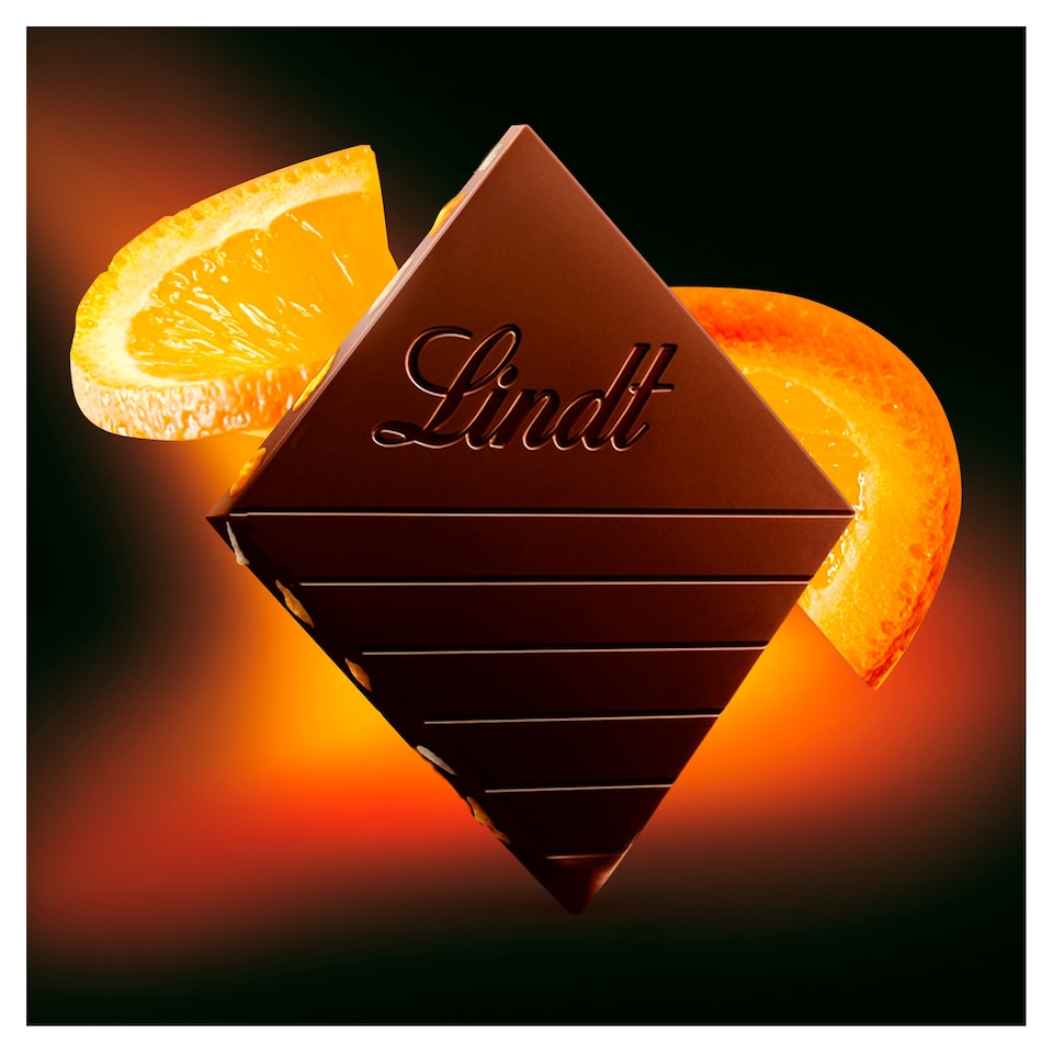 image 1 of Lindt Excellence Dark Chocolate Bar - Orange Intense 100g