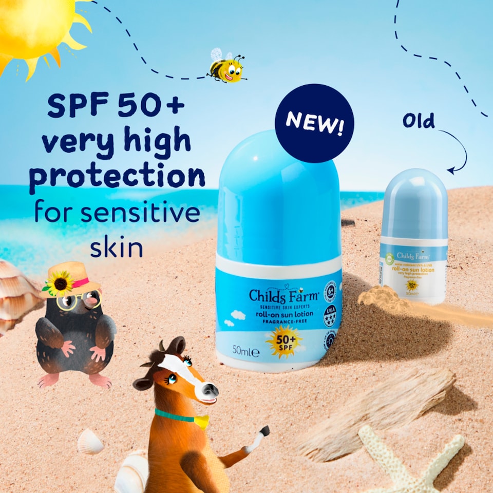 image 1 of Childs Farm SPF50+ Roll On Fragrance-Free 50ml