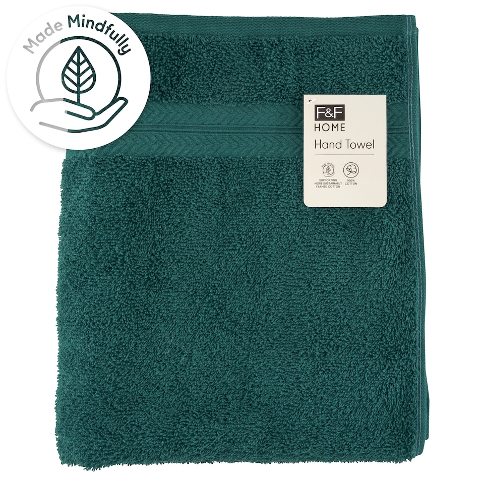 F&F Home Dark Green kéztörlő 50 cm x 90 cm