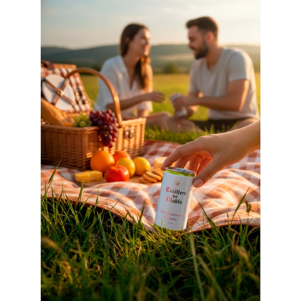 image 1 of Casillero del Diablo Sauvignon Blanc 187ml Cans
