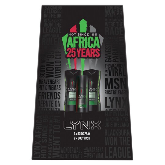 image 1 of Lynx Africa 25 Years Mini Trio Gift Set