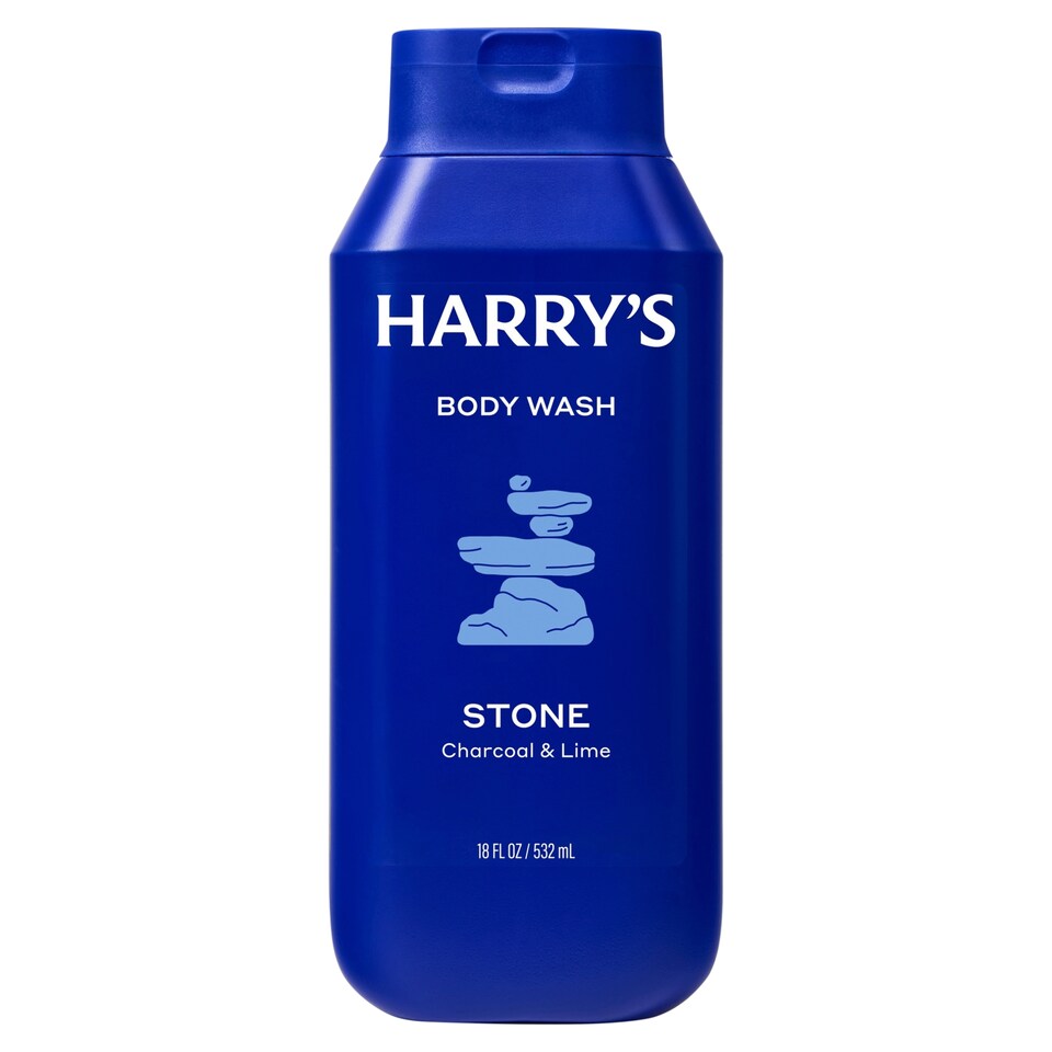 Harry's Charcoal & Lime stone Body Wash 532ml