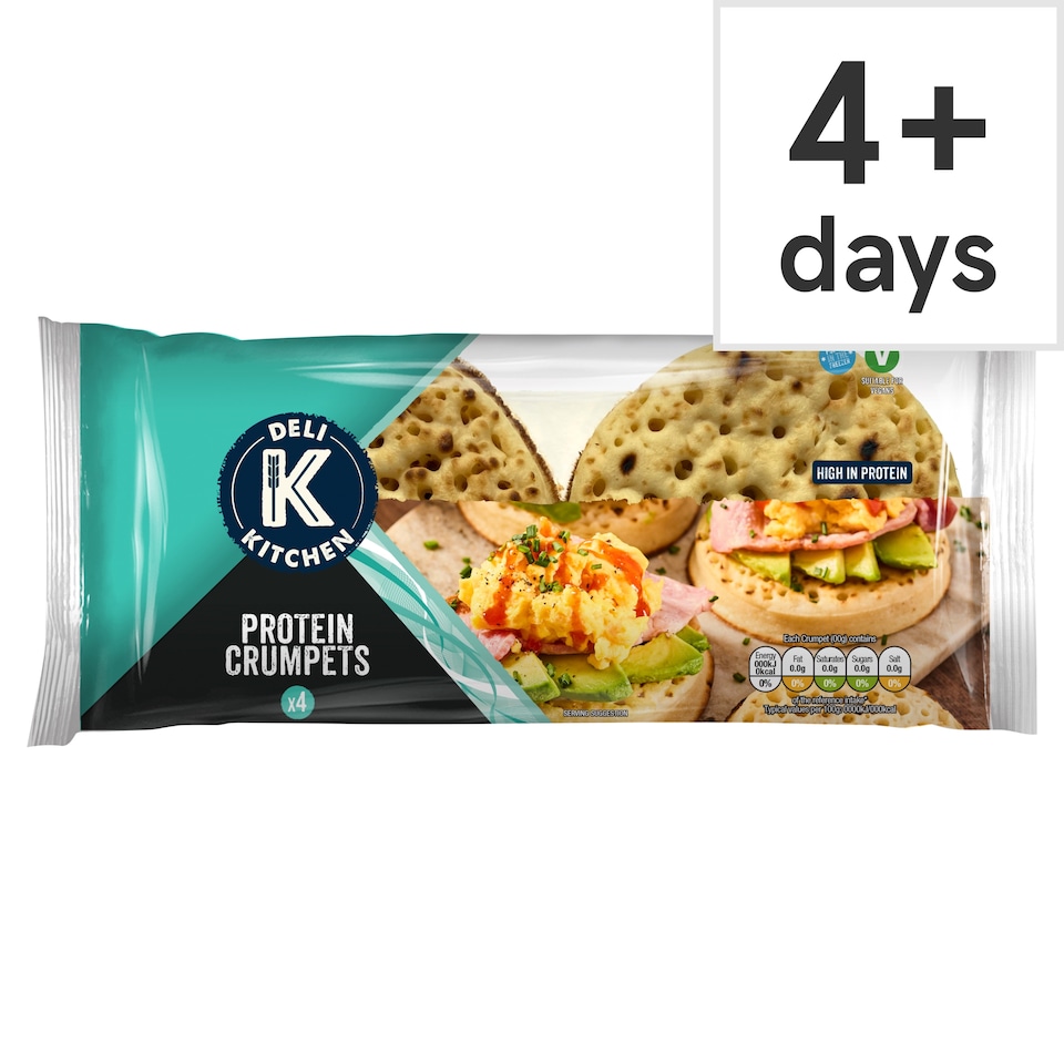 image 1 of Deli Kitchen Protein Crumpets 4 Pack