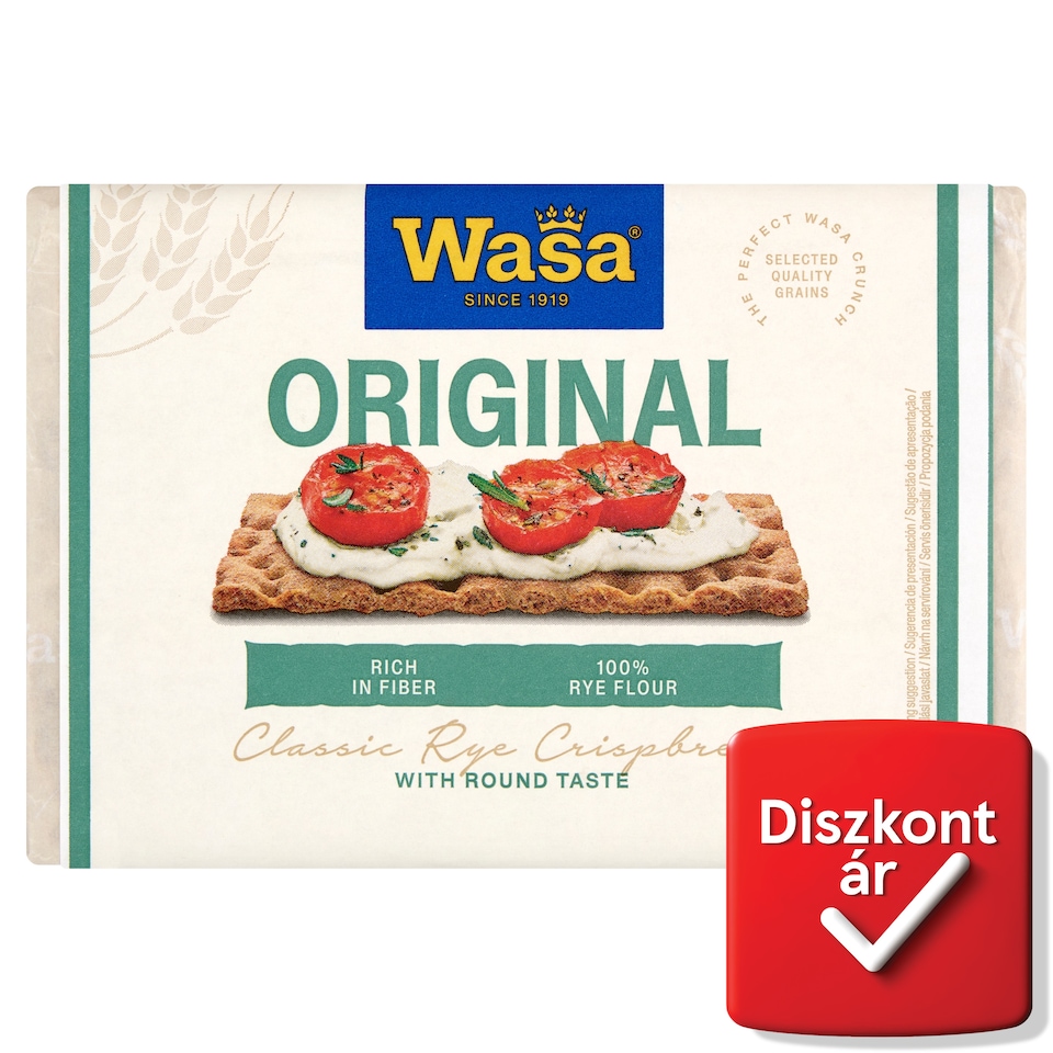 Wasa Original sütőipari termék rozslisztből 275 g
