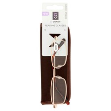 C-sharp Metal Reading Glasses +3.00