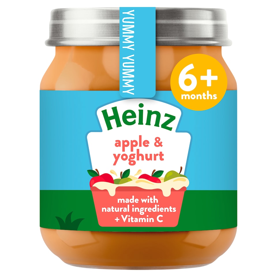 image 1 of Heinz Apple & Yoghurt Baby Food Jar 120g