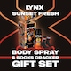 image 3 of Lynx Sunset Fresh Bodyspray & Socks Cracker Gift Set
