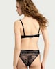 image 2 of F&F 3-Pack Lace Trim Brazilian Knickers in Multi