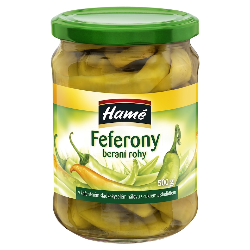 Hamé Feferóny baranie rohy v korenenom sladkokyslom náleve 500 g