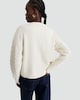image 3 of F&F Cable Knit Merry Christmas Jumper with Wool in Neutral