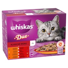 Whiskas Duo Classic Menu in Jelly 12 x 85g (1.02kg)