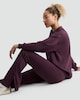 image 1 of Rise by Zara McDermott Flared Pull On Pyjama Trousers in Purple