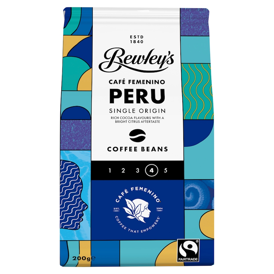 Bewley's Cafe Femenino Peru Coffee Beans 200G