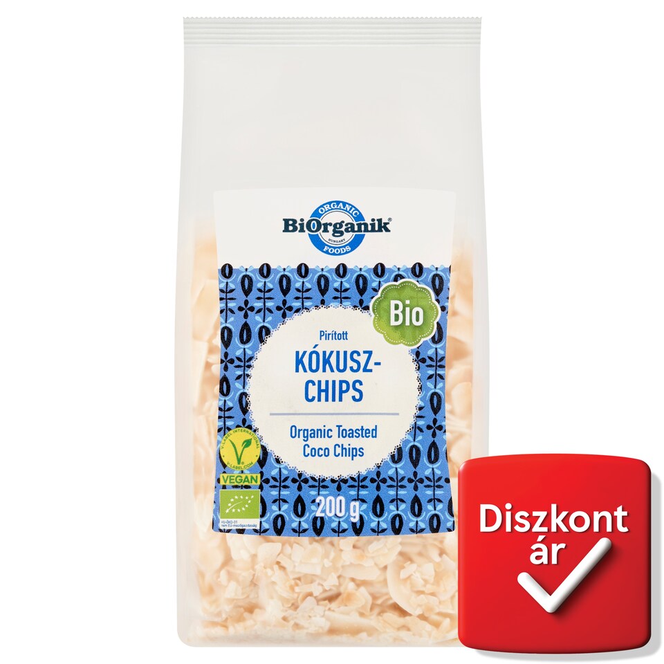 BiOrganik bio pirított kókuszchips 200 g