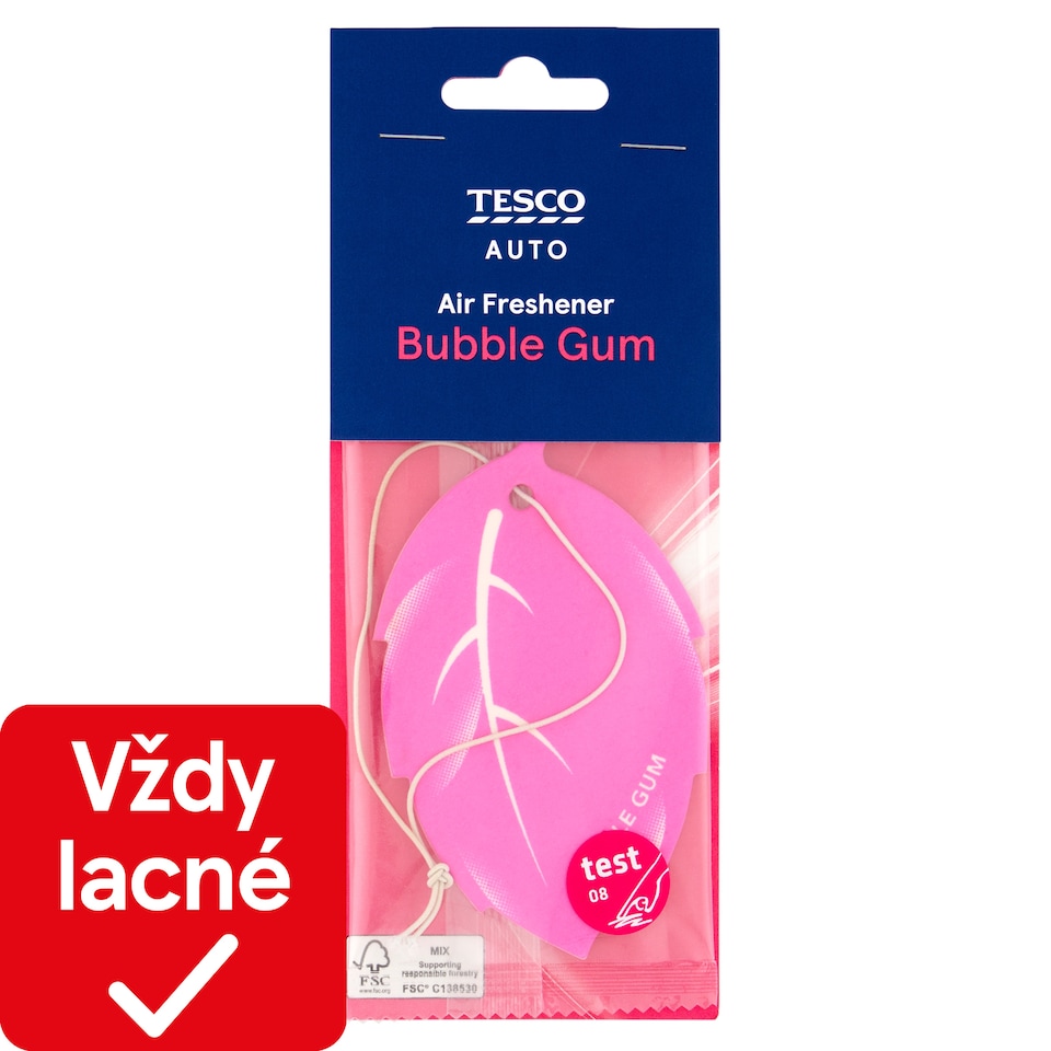 Tesco Auto Air Freshener Bubble Gum 1 pc