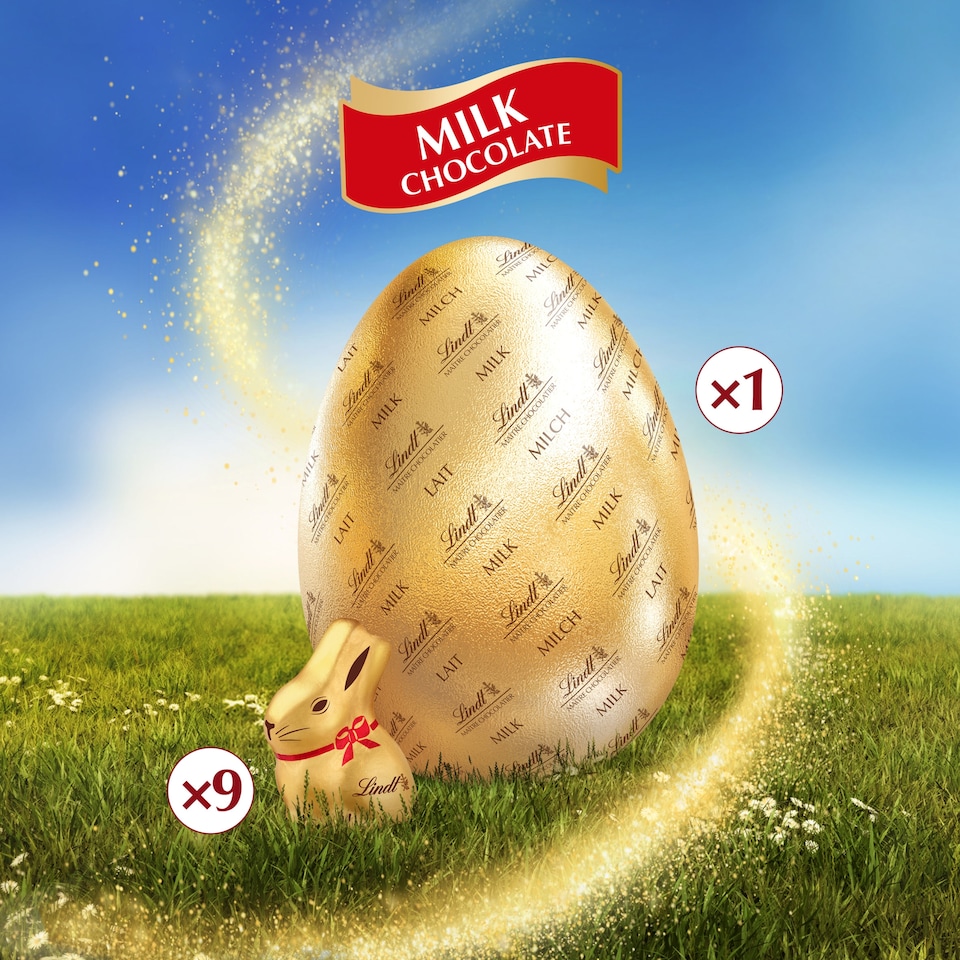 image 1 of Lindt Gold Bunny Milk Chocolate Egg 250g