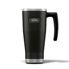 Thermos Icon Black Travel Mug with Handle 530ML