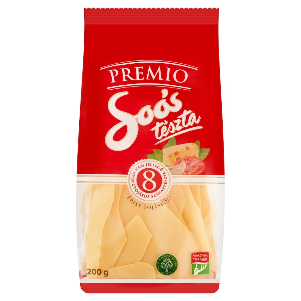 Soós Premio csuszatészta házi jellegű nyolctojásos száraztészta 200 g