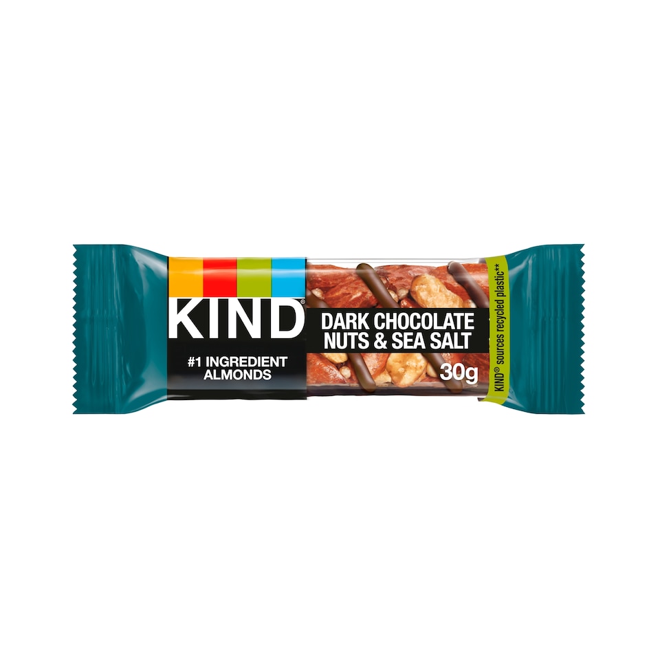 image 1 of KIND Dark Chocolate Nuts & Sea Salt Cereal Bars 3x30g