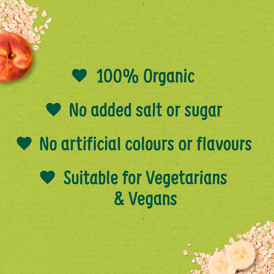 image 1 of Organix Banana, Peach & Apple Muesli 10+ Months 200g