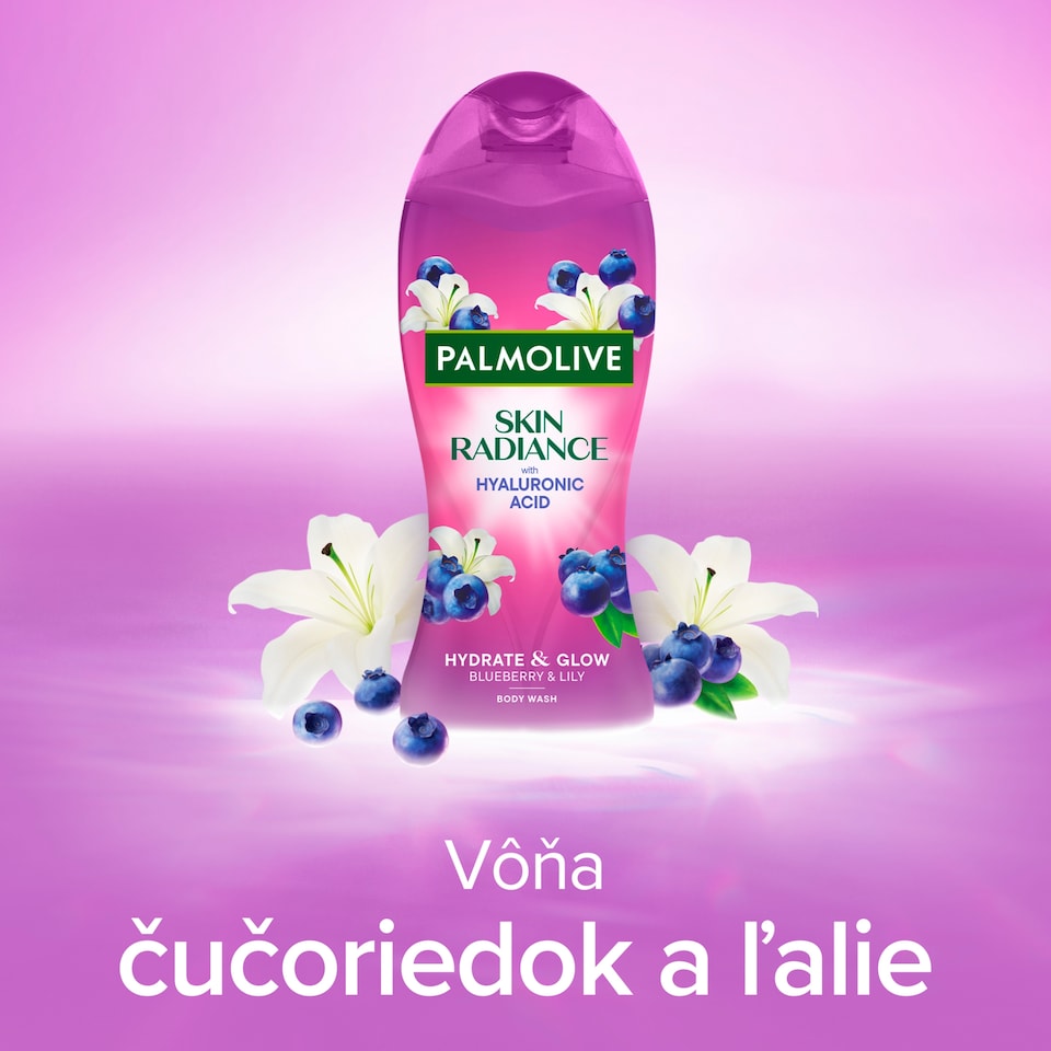 obrázok 1 z Sprchový gél Palmolive Skin Radiance Blueberry&Lilly 