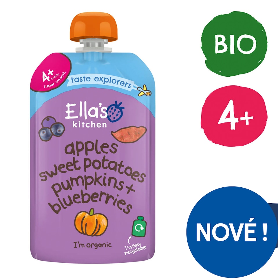 Ella's Kitchen Bio batáty, dýně a jablko 120g